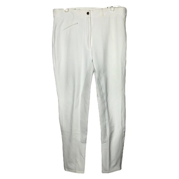NWT - ARIAT PRO SERIES TEMPO white breeches equestrian riding pants - size 36L - Picture 1 of 10